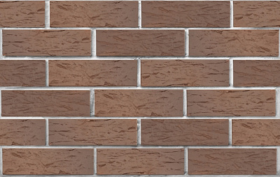 Картинка Кирпич - Клинкерный кирпич Кирпич клинкерный Прага : М-300 размером 85x250x65. Цвет коричневый, производство ЛСР 